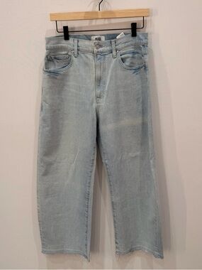 PAIGE Women’s Light Wash Straight Jeans - Light Blue